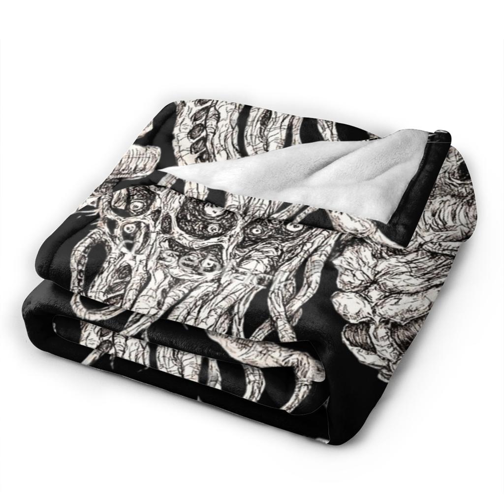 Vrees het Oude Bloed Flanel Deken Winter Bloodborne Warm Zacht Plaid Deken Kinderen Huisdecoratie Sprei Bank Bankovertrek