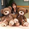 Cute Teddy Bear Plush Toy Soft Cute Couple Bow Tie Hug Bear Doll Girl Bed Hug Sleeping Doll Gift