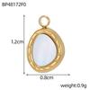 CARLIDANA New Luxury Love Heart Necklace Oval Pearl Pendant Jewelry White Shell Inlaid Zircon Heart Charms Pendant Accessories