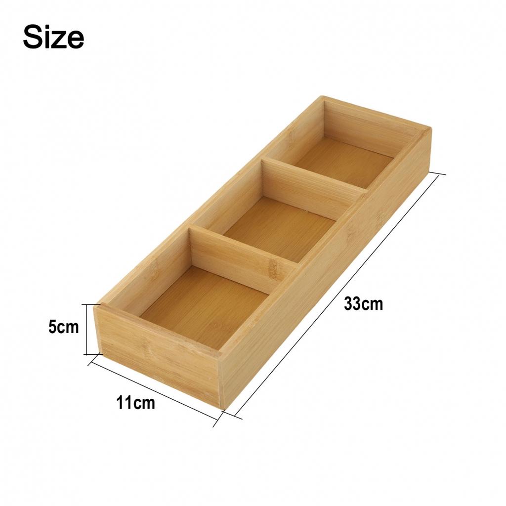 Wooden Tray Grids Multi Functional Multifunctional