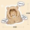 Winter Cartoon Hat With Mask Bear Lamb Beanie Hats Warm Thickened Ear Protection Beanies For Women Girl Scarf Hat