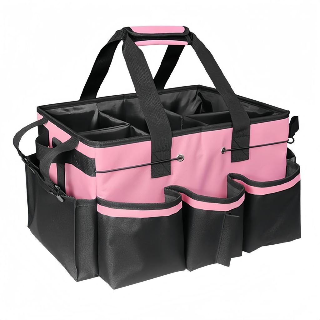Large Capacity Cleaning Kit Bag, Portable Crossbody Handbag For Cleaning Tools Storage