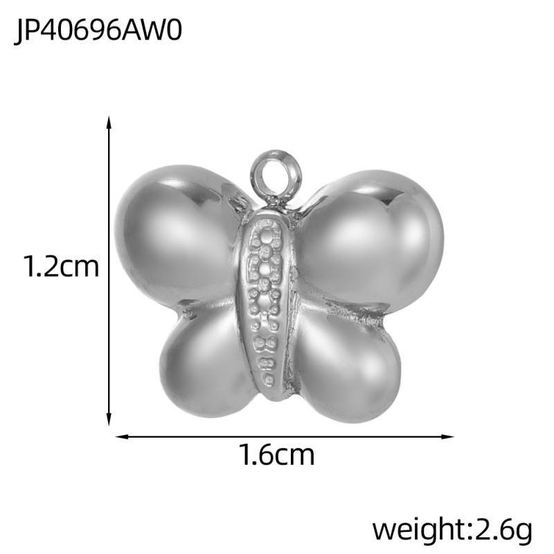 CARLIDANA Stainless Steel Waterproof sunflower Cross Heart Star Butterfly Pendants Gold Geometric Charm DIY Jewelry Accessories