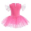 Kinderkostüme Flauschige Gazeröcke Mädchen Prinzessinnenkleider Baby Mädchen Ballettanz Jumpsuits