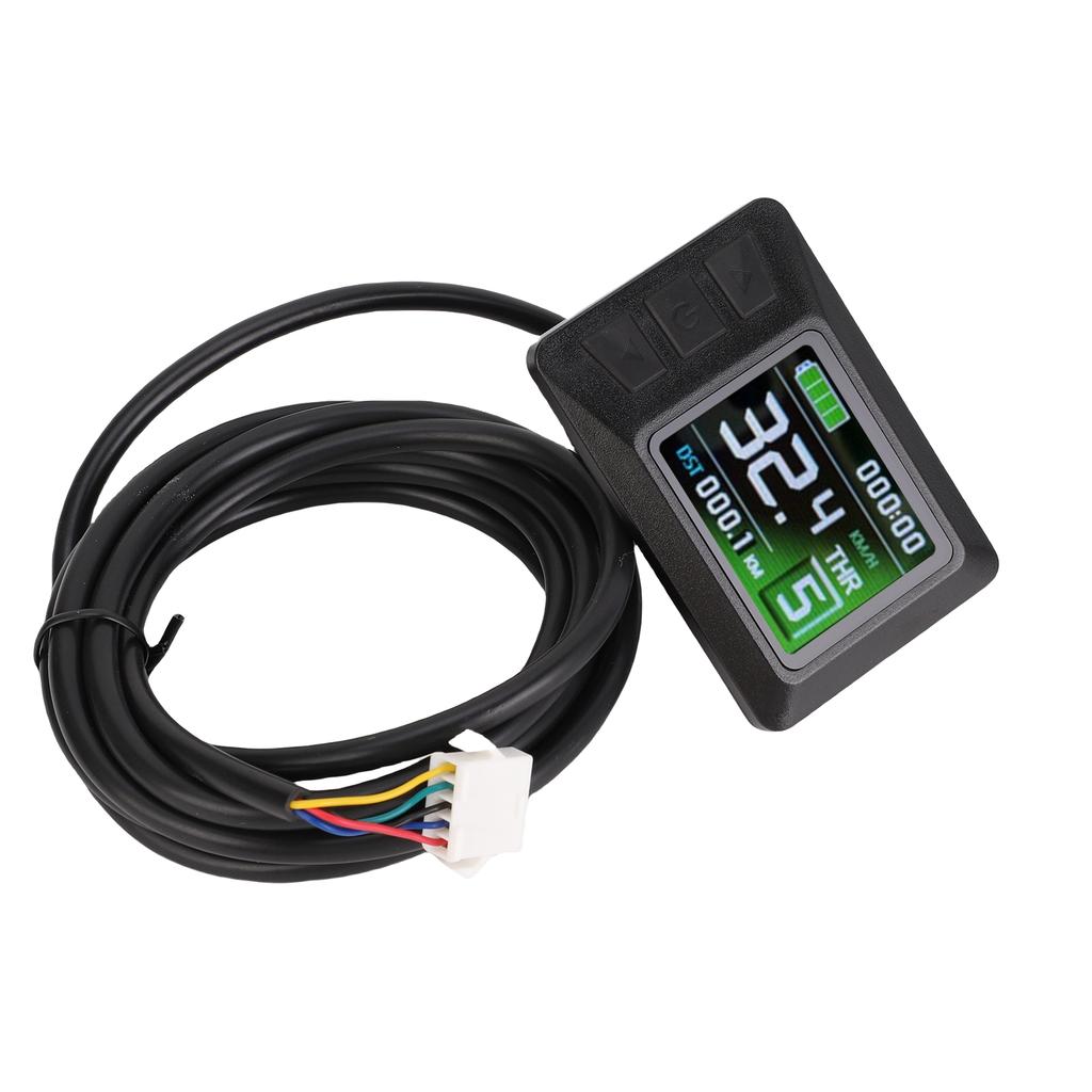 Electric Bike LCD Display Meter Color Display for KT LCD7C Electric Scooter Control Panel with SM Connector for KT