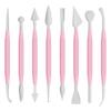 8Pcs Fondant Modeling Tools Safe Plastic Rich Style Detachable Head Cake Sculpting Tools for Home Kitchen DIY