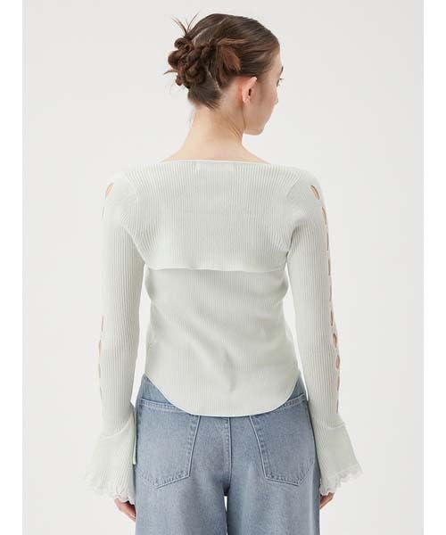 Furfur Arm Bolero Layered Pullover RWNT251120 MNT Women's