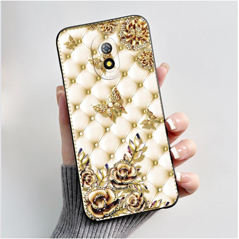 

Case For Itel A16/A16 Plus/A23/Itel Alpha Lite Anime Style Bumper Soft Silicone Jelly Black Case Trendy Painted Shockproof Cover Itel A16