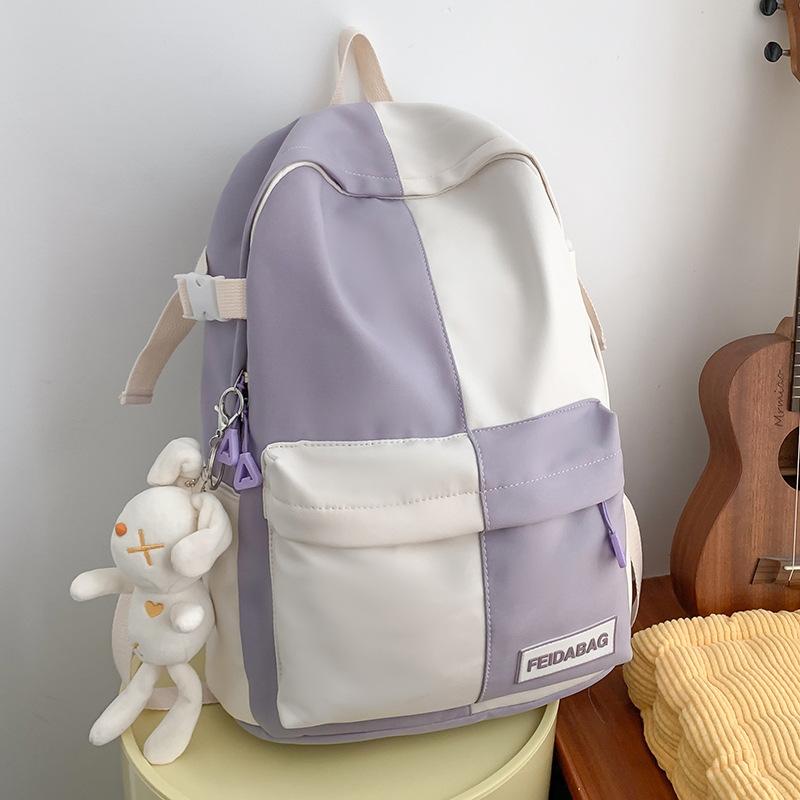 School Bag Girls Children Primary School Students Color Matching Middle School Students High Quality Fashion Junior High School Students School