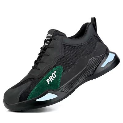 Fashion Safety Shoes Men Boots Steel Toe Shoes Men Puncture-Proof Work Sneakers Male Shoes Work Boots Indestructible Footwear