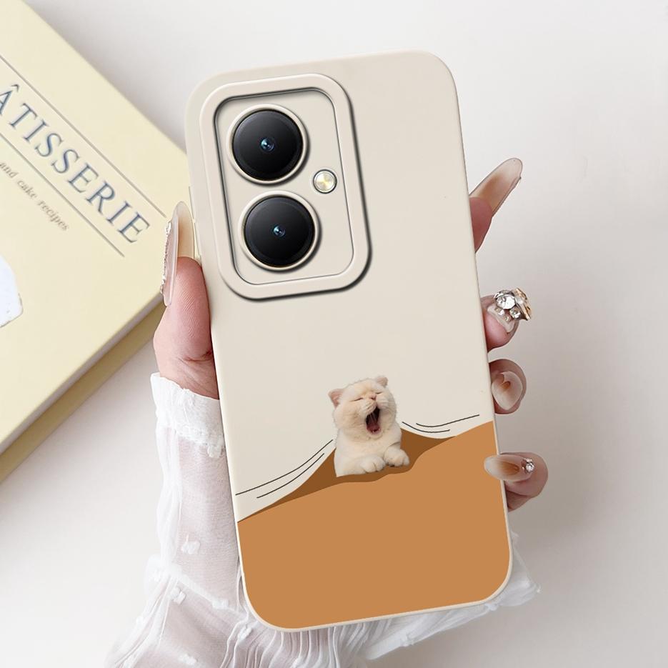 For Vivo Y27 4G Case V2249 Lovely Panda Cartoon Cover Shockproof Soft Silicone Phone Case For Vivo Y27s Y 27 S VivoY27 5G Bumper