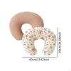 2 Pieces Nursing Baby Pillow Covers Feeding Slipcover for Shower Pink