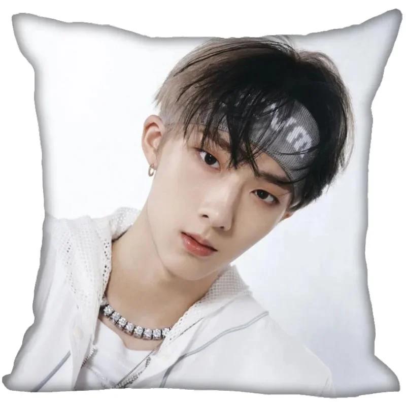P1Harmony KPOP Cushion Cover Polyester Throw Pillow Case Super Soft Satin Fabric Cushion Cover Festive Home Decorative Cushions