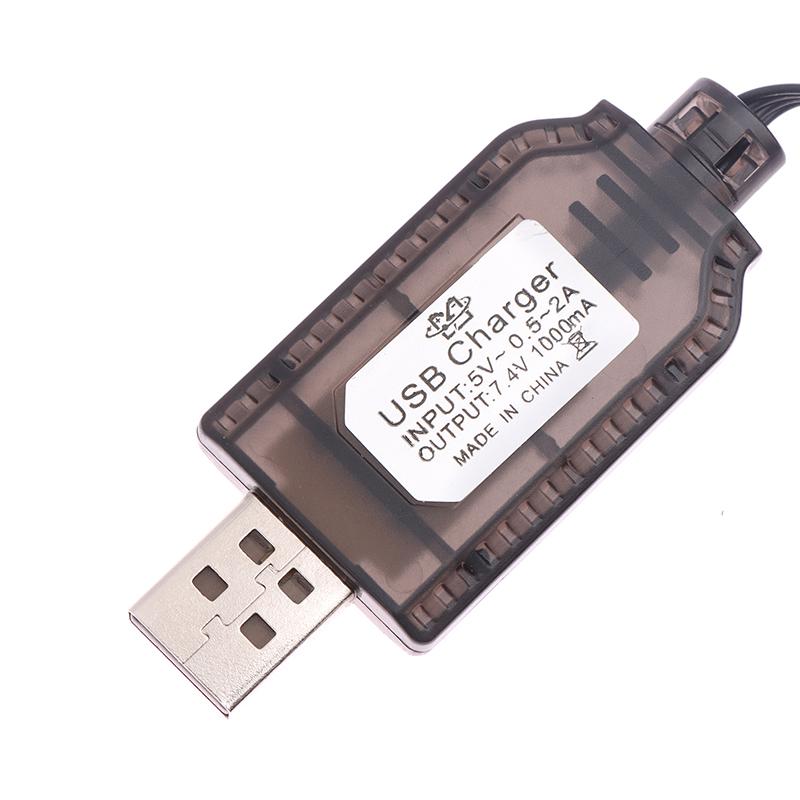 7.4V Sm4P Li-Ion Battery Reverse Charging Adapter Electric Toy Car E561 Excavator Charger Usb Cable