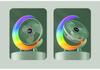 Rechargeable RGB Desktop Fan: High-Performance, Portable, for Home and Office Use