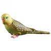 Simulation Mini Parrot Cute Bird Figurine Animal Home Decoration Miniature Garden Decoration