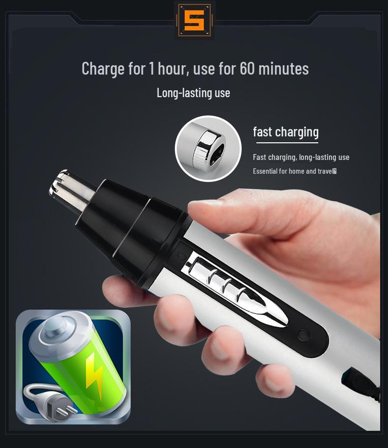 4-in-1 Electric Nose, Ear, and Eyebrow Trimmer Set