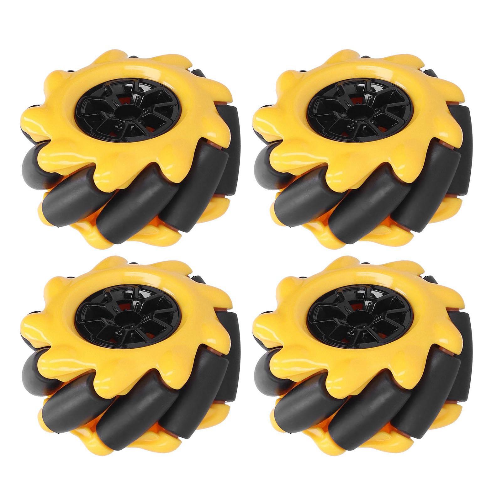 

Mecanum Wheel Smart Robot Car Parts Accessories OmniDirectional DIY Toy Components 48mm(2 Pairs )