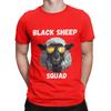 Unisex TShirt Black Sheep Crew Hipster 100 Cotton Tee Shirt Short Sleeve T Shirt Round Neck Clothing Gift