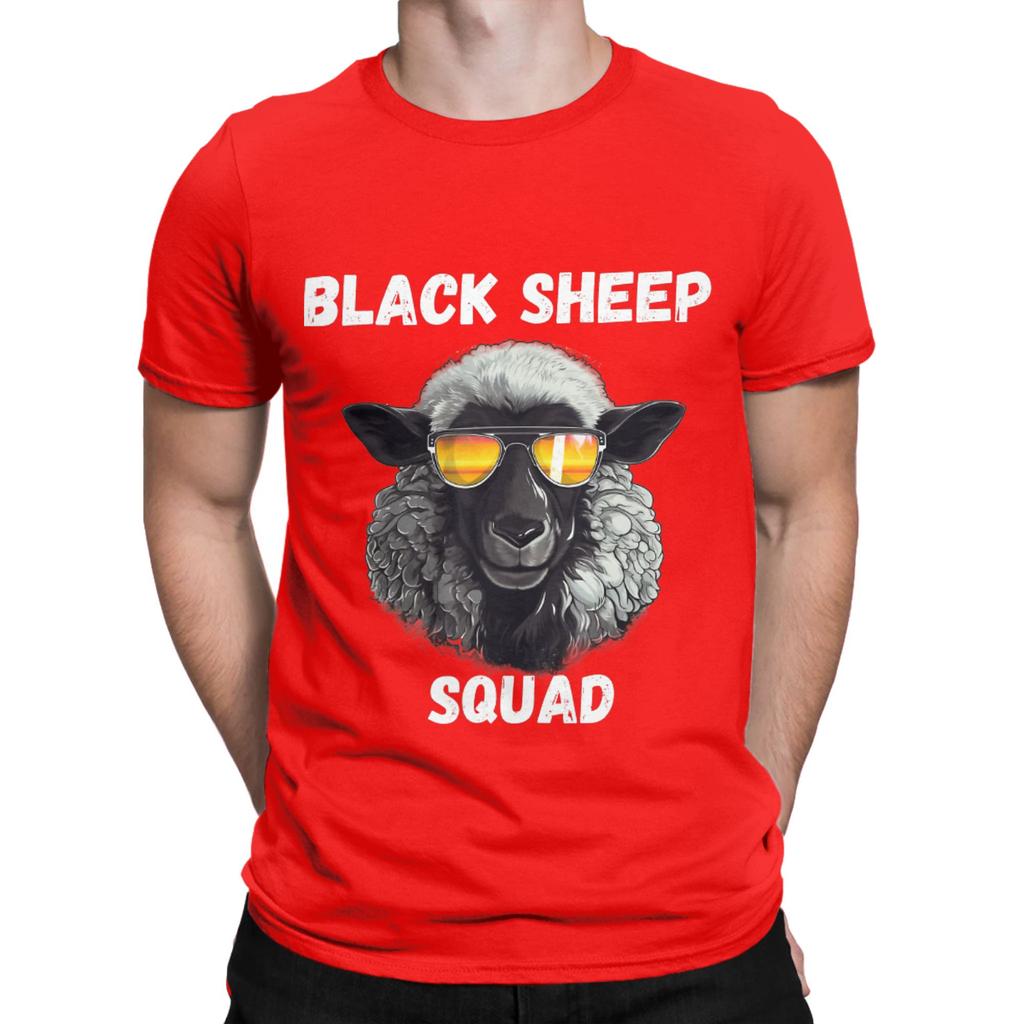 Unisex TShirt Black Sheep Crew Hipster 100 Cotton Tee Shirt Short Sleeve T Shirt Round Neck Clothing Gift
