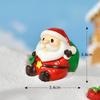 Christmas Hug Christmas Micro-landscape Snow Scene Decorative Items, Cute and Fun Little Snowman Resin Handicrafts