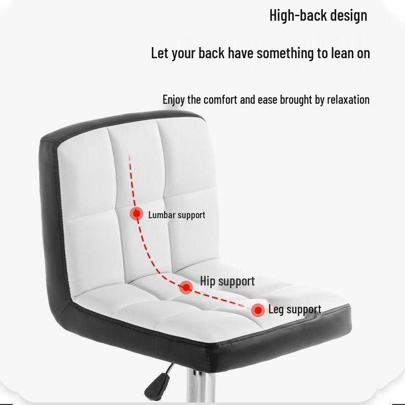 Adjustable Ergonomic Office Chair for Long Sitting – Ideal for Bedroom, Study, and Dressing Table.