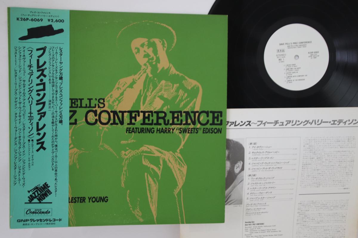 

Виниловая пластинка ДЕЙВ ПЕЛЛ, ХАРРИ ЭДИСОН - Dave Pell s Prez Conference K26P6069PROMO GNP 1978 Япония Obi Джаз Б/у