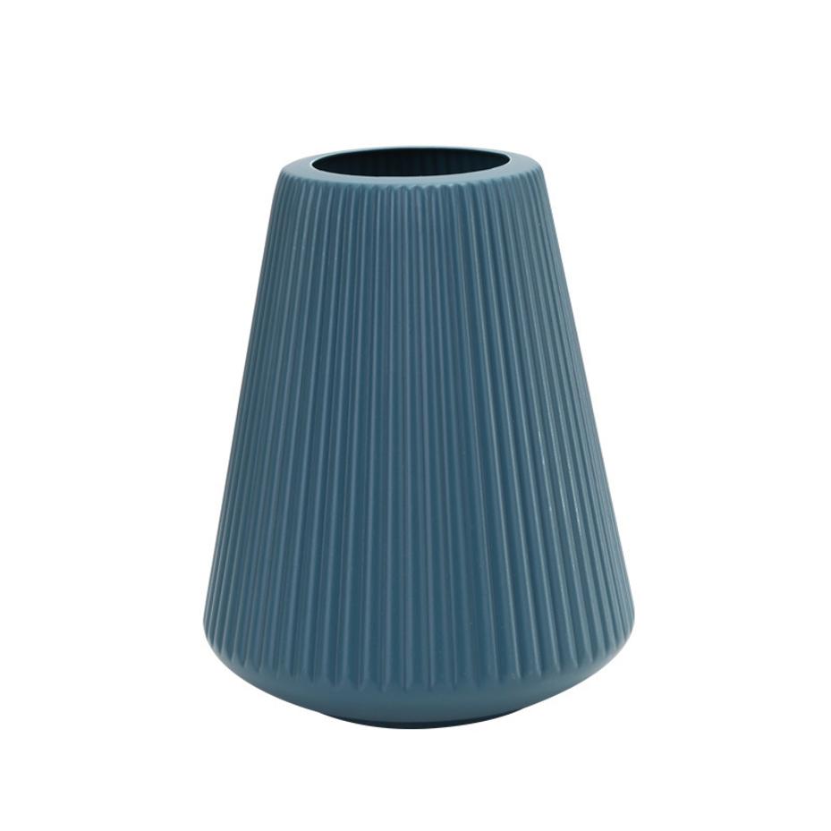 1 Pcs New European Style Plastic Vase Flower Arrangement Hydroponic Plant Porcelain Home Nordic Decoration Living Room Decor