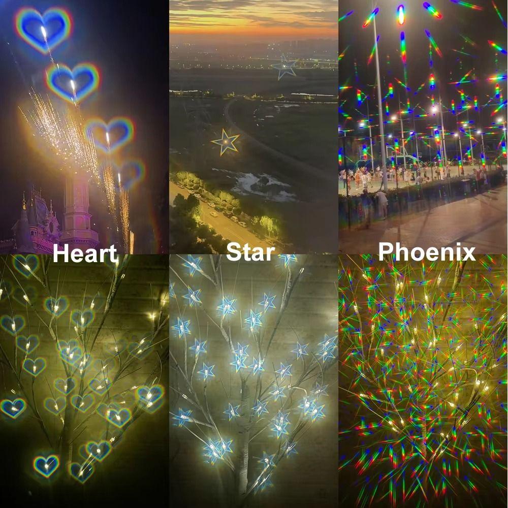 Unique Diffraction Glasses Light Refraction 3D Prism Effect Glasses Prism Glasses Concert Gear