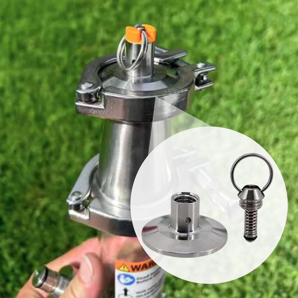 1.5 inch End Cap Beer Fitting Sturdy Professional Easy to Install Brew Making Accessory Stainless