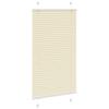 Cream Pleated Blind 75X100 Cm Fabric Width 74.4 Cm