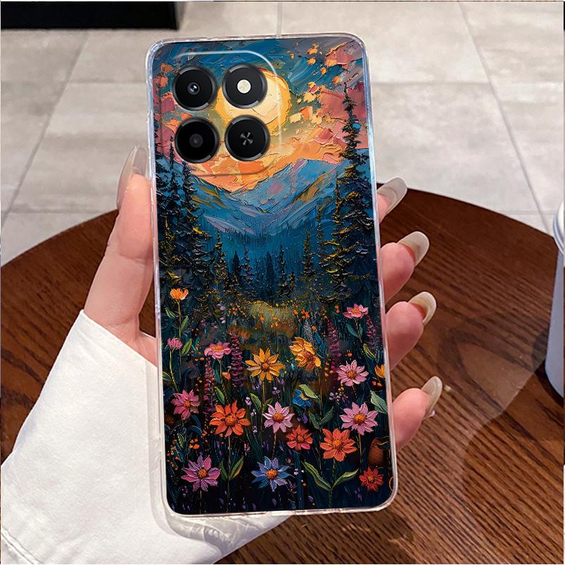 For Honor X6c Case NIC-LX2 Clear Luxury Cute Love Rabbit Funny TPU Soft Silicone Phone Case Honor X6c Back Cover NIC-LX1 NIC-LX3
