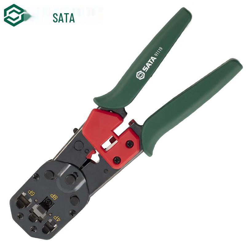 SATA 91119 Multi-function Network Crimping Tool 8 inch