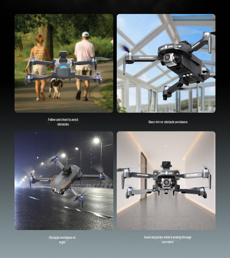 S28 Dron: Vyhýbání se překážkám, Bezkartáčový motor, HD letecký přenos, Letadlo s dálkovým ovládáním s velkou obrazovkou, Automatický návrat.