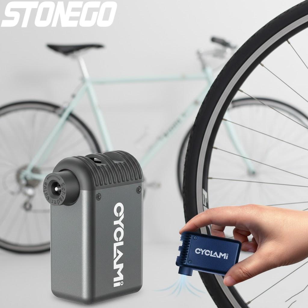 Portable Small Electric Bicycle Air Pump High Pressure Mini Inflatable Pump for Cycling Accessories