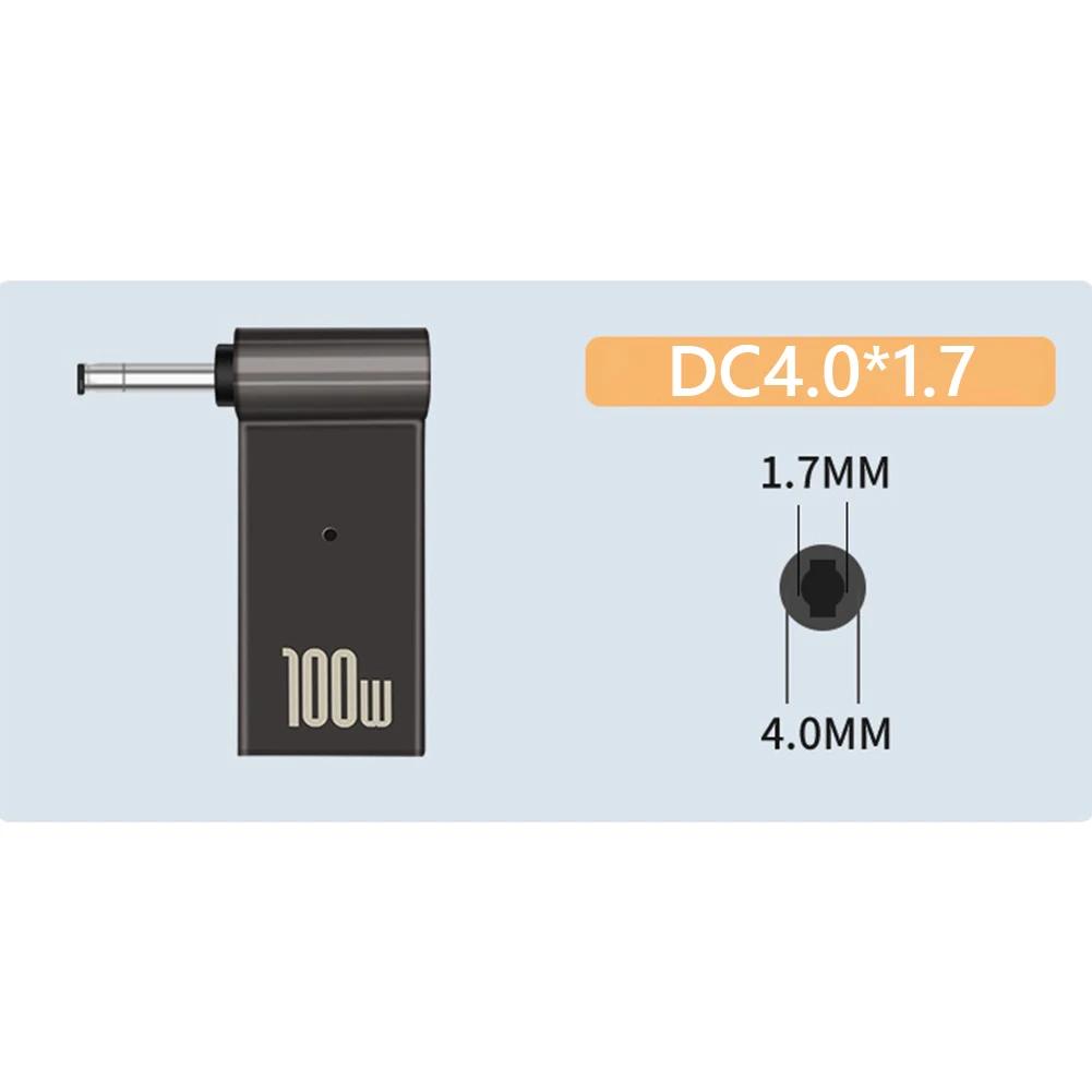 PD 100W Laptop Power Charger Supply Adapter USB Type-C Female To DC Male Jack Plug Converter for ASUS 19V 20V HP 19.5V Dell