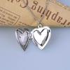 Elegant Choker Heart Shaped Locket Pendant Necklace Adjustable Length Clavicle Chain Ornament Fade Resistant Ornament