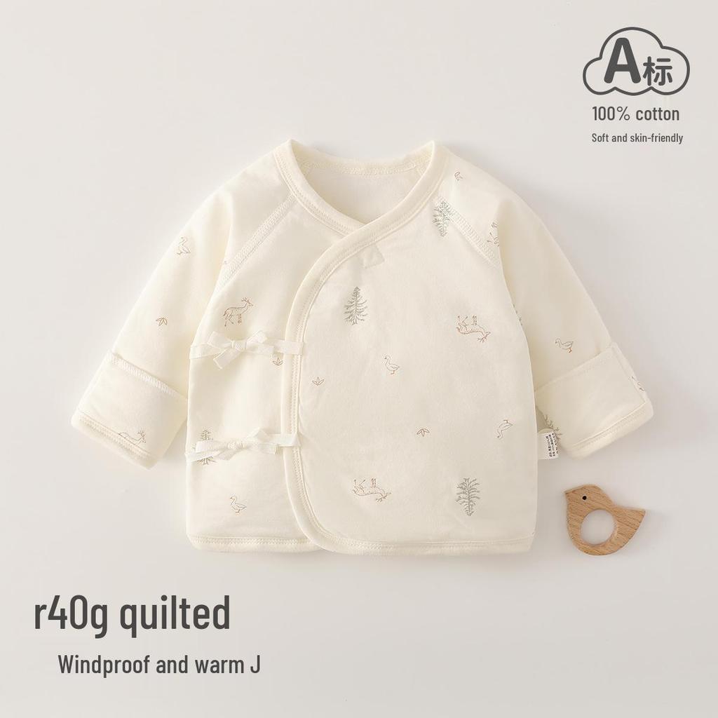 Herbst-Winter Reiner Baumwolle Neugeborenen Halbrücken Babykleidung, Nahtloses Design | Anyang Baby- und Kinderbekleidung