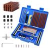 7-57Pcs Car Auto Tire Repair Puncture Repair Tools Set Emergency Heavy Duty Tubeless Tire Repair Rivet for Van Motorcycle Bike