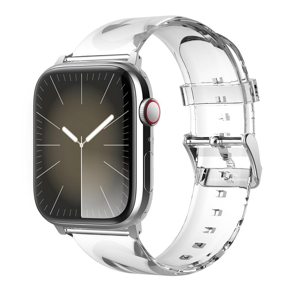 Ellago Apple Watch 1~11 Se Ultra 1 2 3 Clear Strap Band