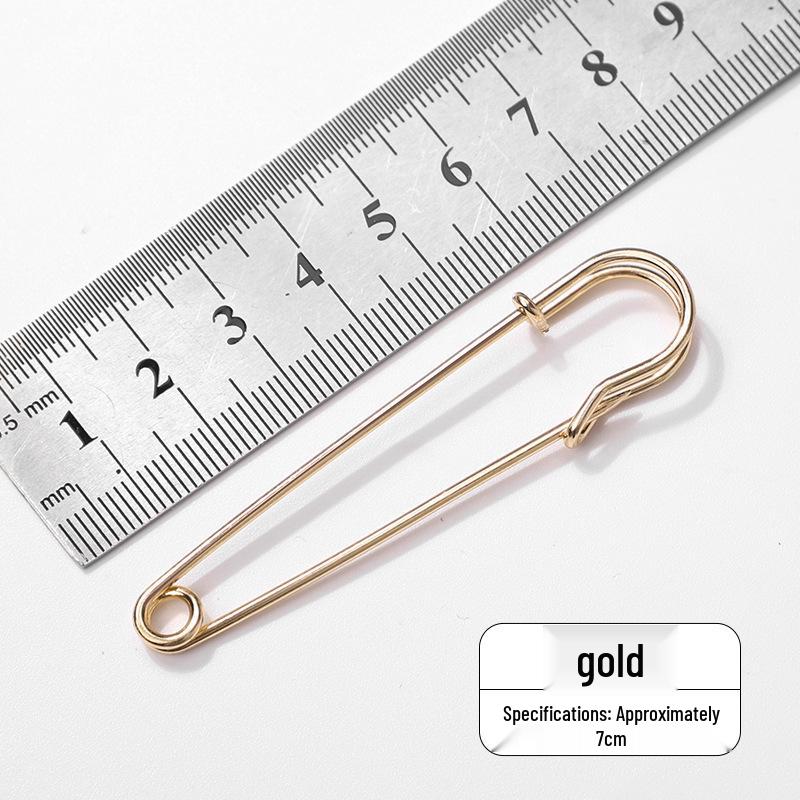 Große Sicherheitsnadel Schal Pullover Schnalle Brosche - Handgemachtes DIY Schmuckzubehör