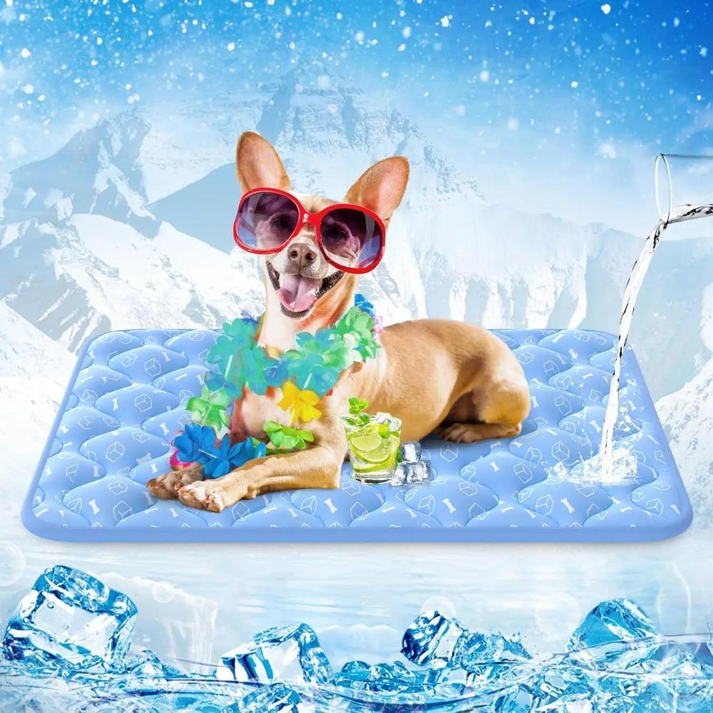 Dog Cooling Mat Summer Pet Ice Pad Extra Large Cool Bed for Small Medium Big Dogs Cats Durable Pet Cooling Blanket Sofa Mat