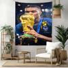 Mbappe Wall Decor Tapestry Art For Pet Memorial Birthdaywedding Party Backdrop Family Gift