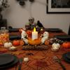 Cartoon Ghost Campfire Flickering Candle Holder Resin Halloween Ghost Candlestick  Scented Candles