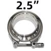 304 Stainless Steel 2“ 2.25"2.5" 3" V band Clamp 3"Inch V-band 2.5 3 Inch Exhaust Flange 76mm Turbo Exhaust Vband V Clamps Kits