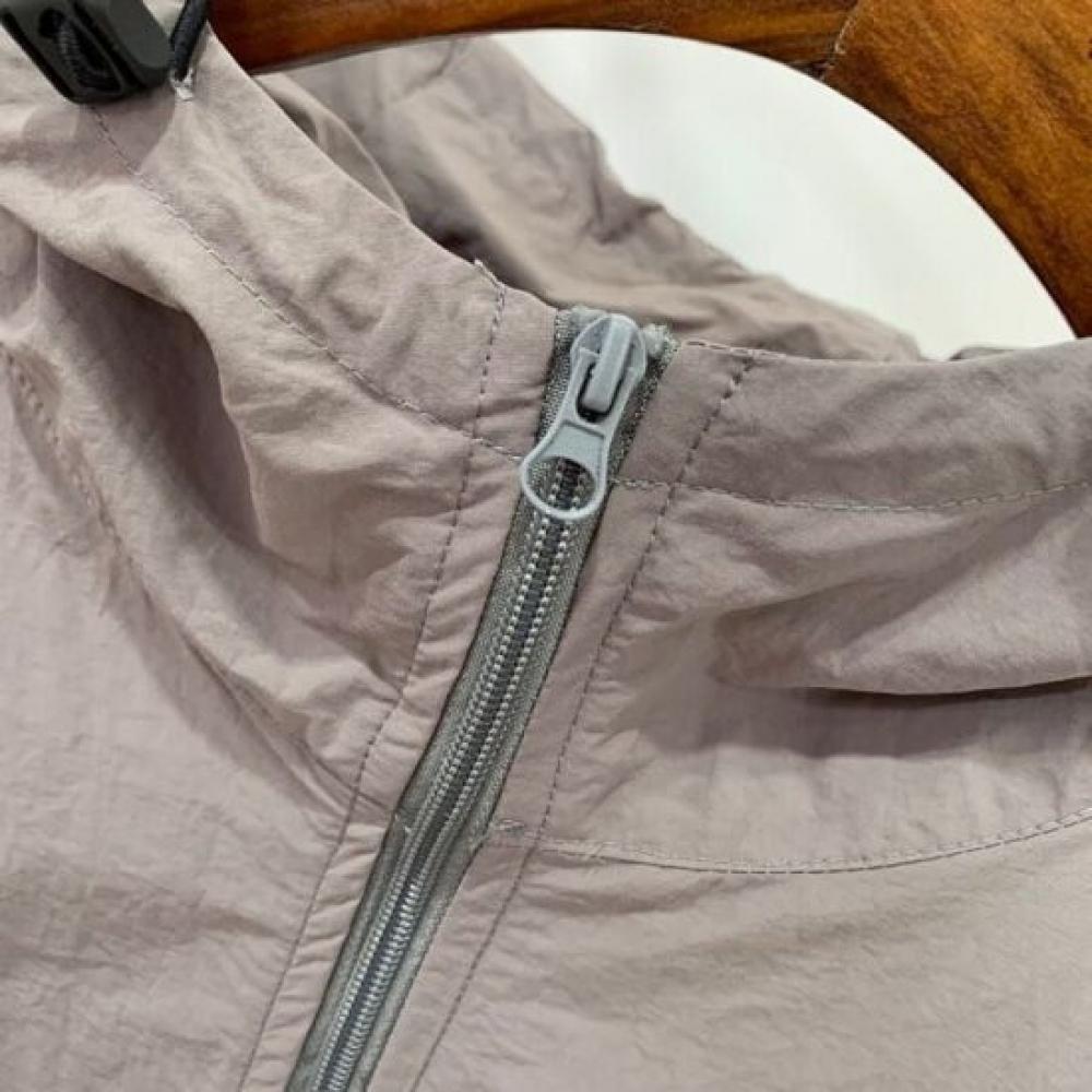C S In The Room wmIng StrIng High neCk wIndbreaker Jumper 2Color