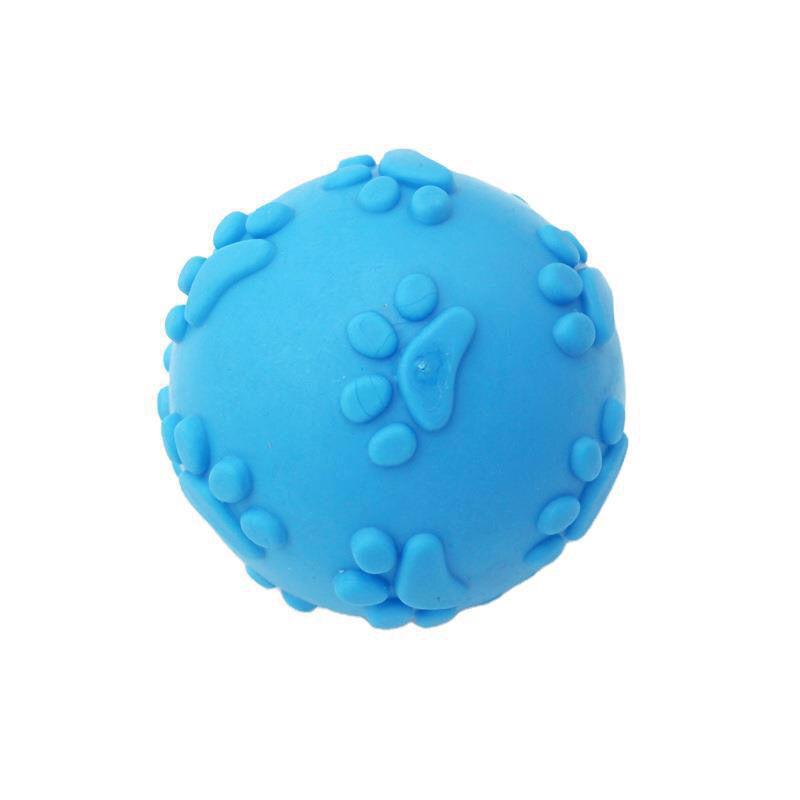 Dog Squeaky Rubber Chew Ball For Dog Training And Interactive Play