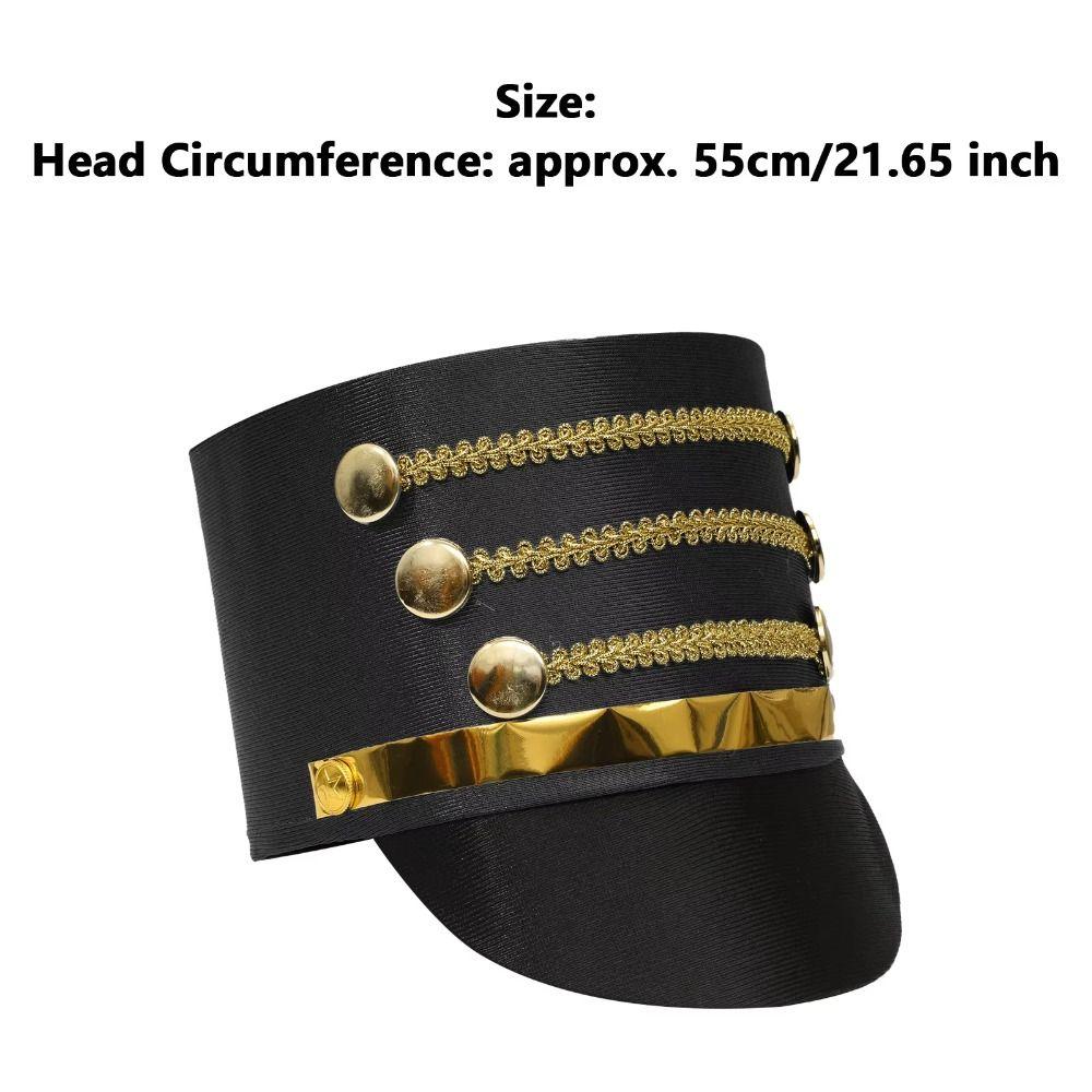 Cosplay Show Drum Major Master Hats Hat-nutcrackers Soldier Top Cap  Costume Accessories