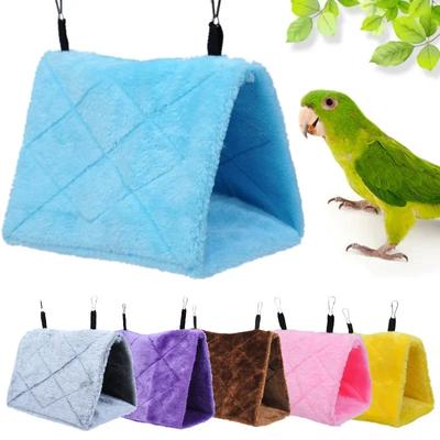 Cages à oiseaux pour perroquets et animaux de compagnie, hamac chaud pour oiseaux, tente suspendue, lit pour oiseaux, accessoires de décoration pour cage à oiseaux, maison d'oiseaux, nid d'oiseaux