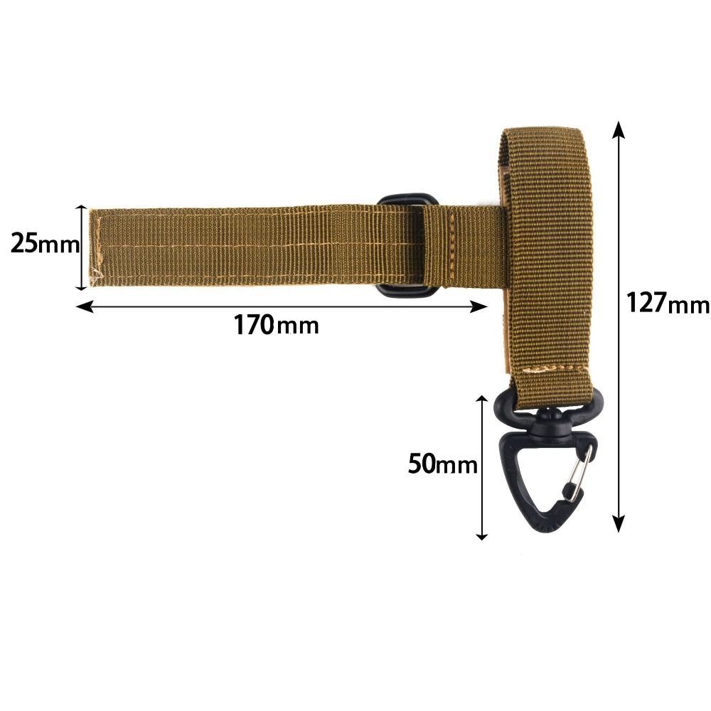 Adjustable Quick Release Gloves Hook Rotatable-hanging Head Webbing Gloves Hook  Backpack
